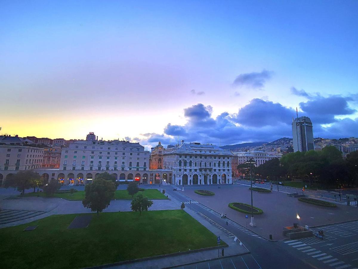 B&B Piazza Della Vittoria Genoa Bagian luar foto