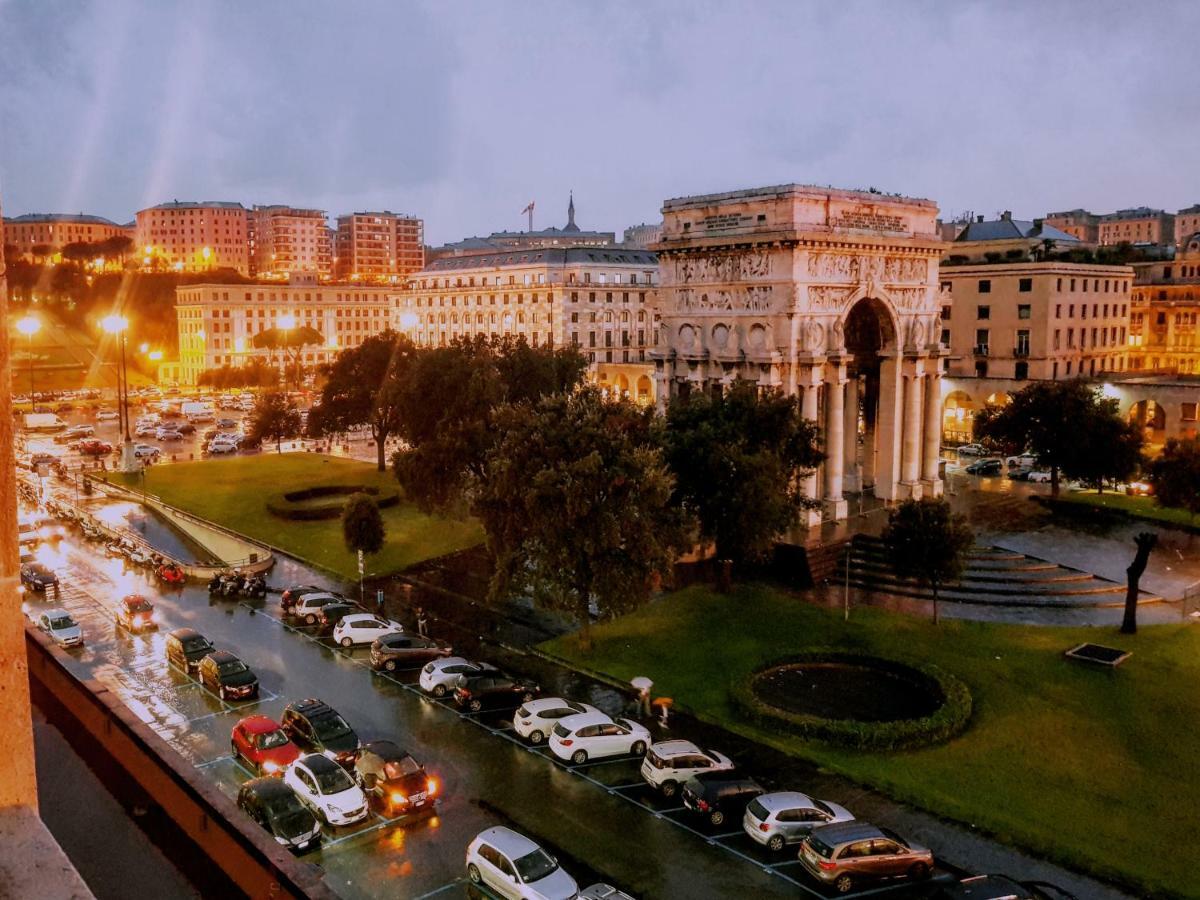 B&B Piazza Della Vittoria Genoa Bagian luar foto